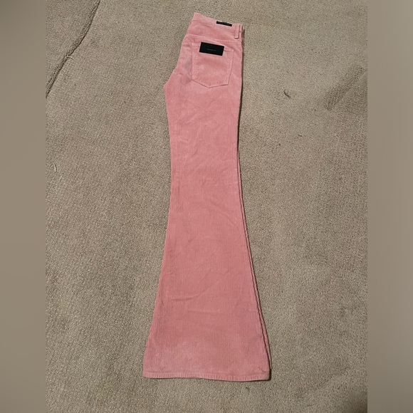 Mid rise super flare pink cords - Picture 2 of 7